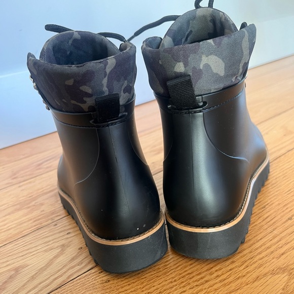 Bernardo black and camouflage rain boots - w9 - Picture 5 of 7